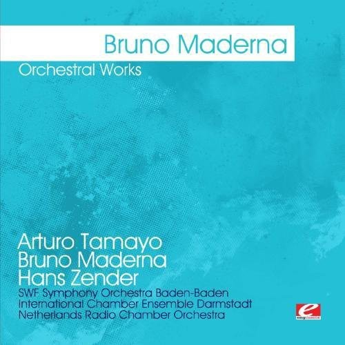 the album cover for Bruno Maderna - Maderna: Orchestral Works