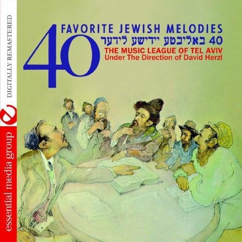 the album cover for Music League Of Tel Aviv - 40 Favorite Jewish Melodies