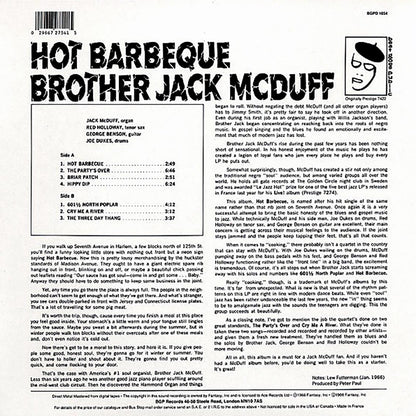 Brother Jack McDuff - Hot Barbeque Vinyl Record