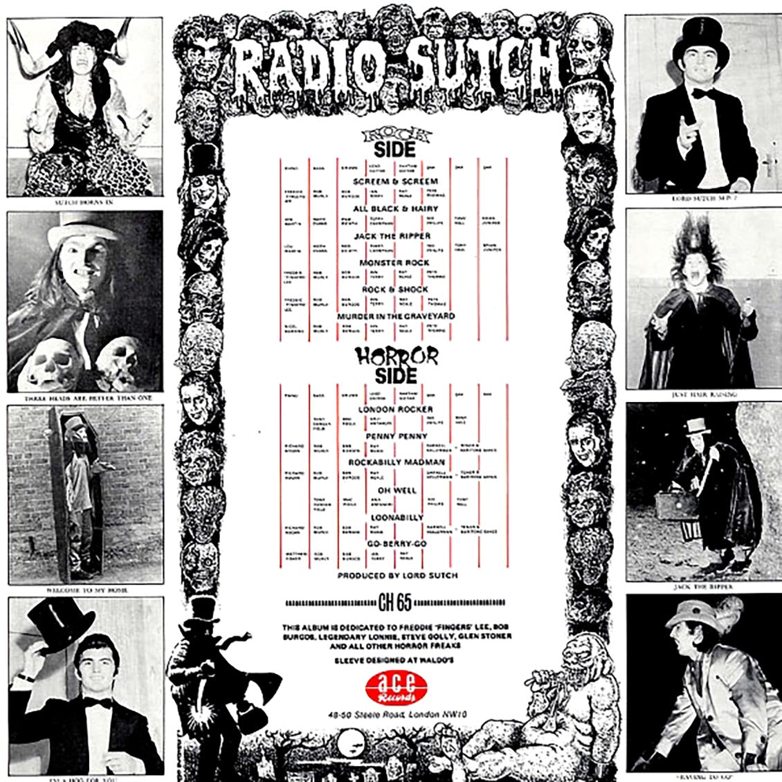 Screaming Lord Sutch - Rock & Horror Vinyl Record