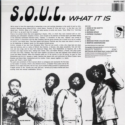 SOUL - What Is It Vinyl Record