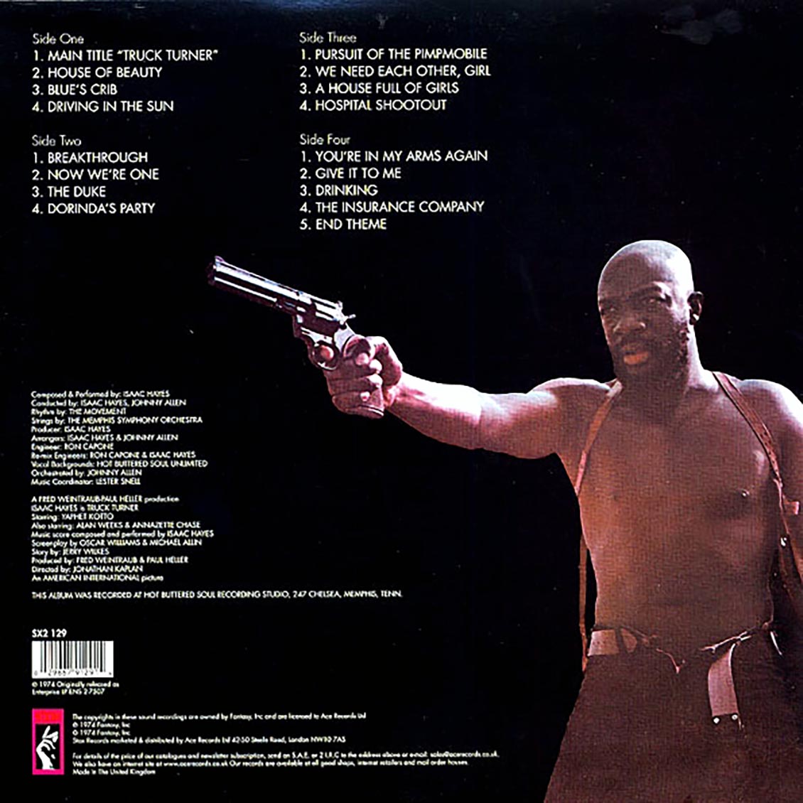 Isaac Hayes Truck Turner: Original Soundtrack 2xLP Vinyl Record