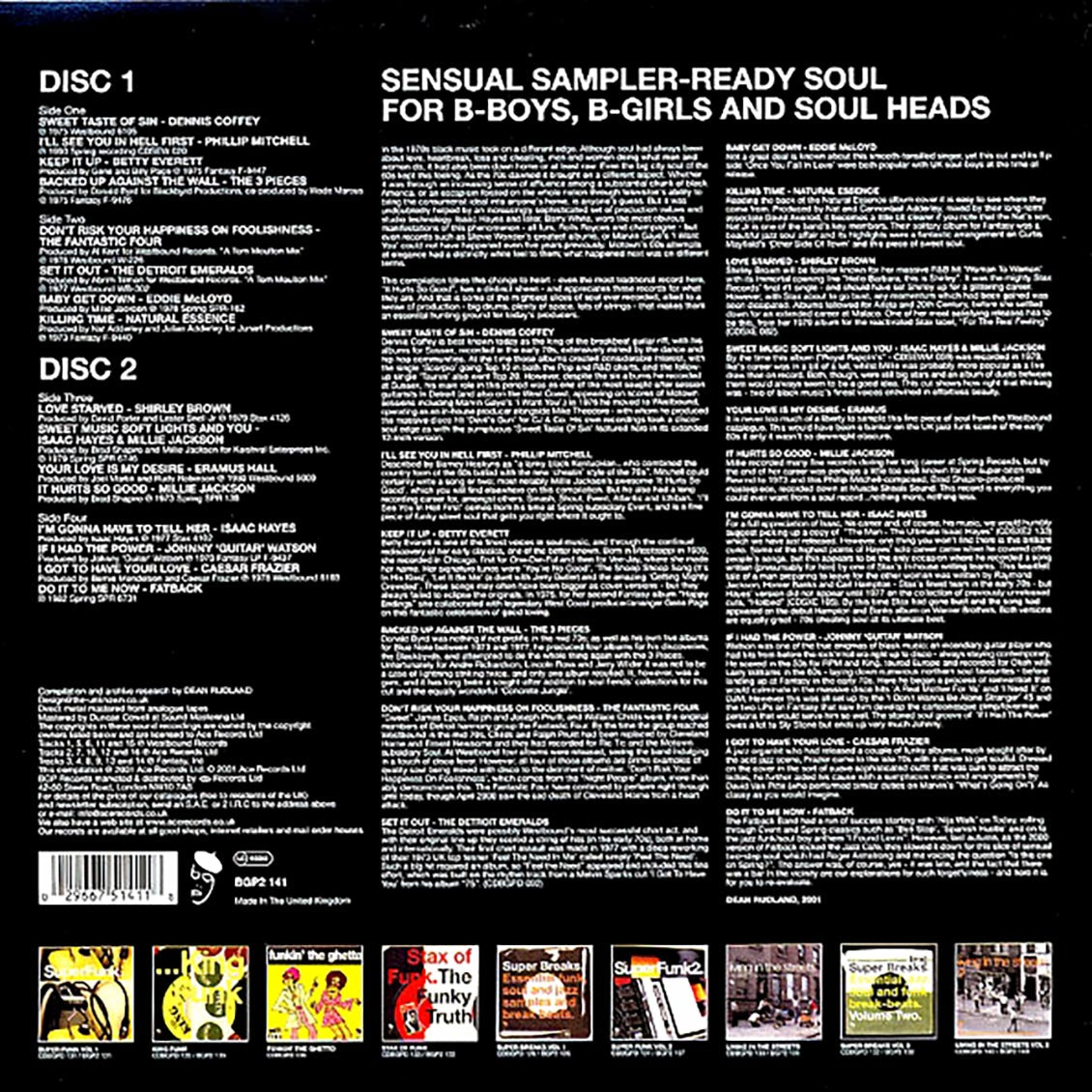 Isaac Hayes, Millie Jackson, Johnny Guitar Watson, Etc. - Sweet Taste Of Sin: Sensual Breakbeat Soul (2xLP) Vinyl Record