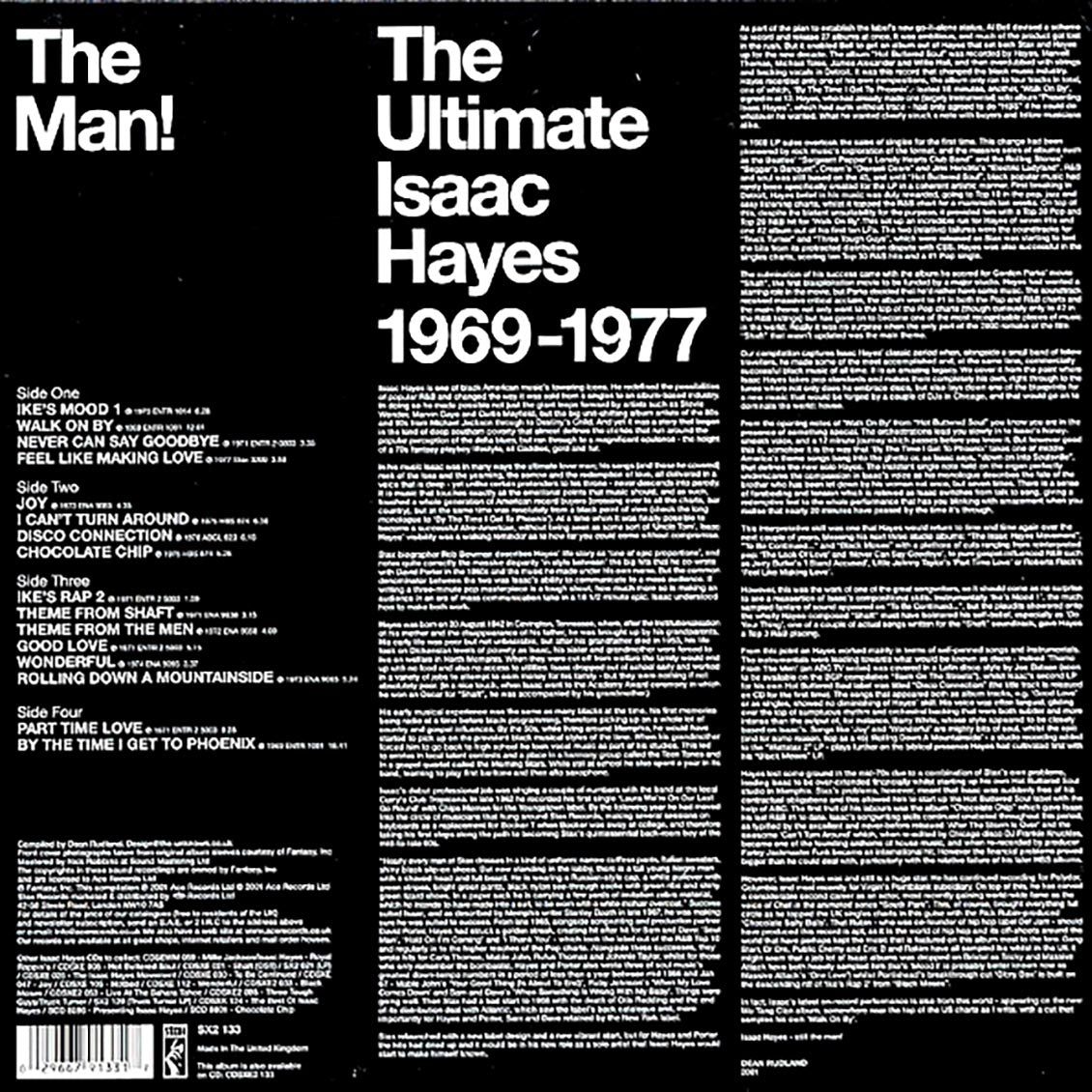Isaac Hayes - The Man: The Ultimate Isaac Hayes 1969-1977 (2xLP) Vinyl Record