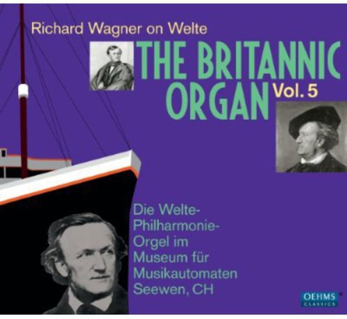 the album cover for Edwin H. Lemare - Britannic Organ 5