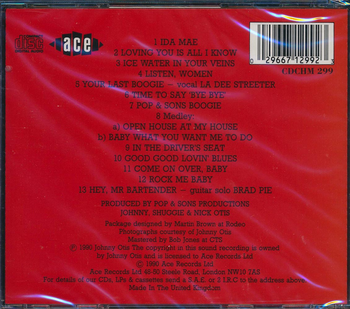 Johnny Otis Show - Good Lovin' Blues Music CD