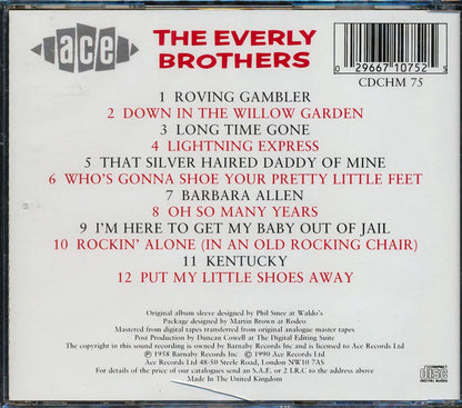 The Everly Brothers - Songs Our Daddy Taught Us Music CD