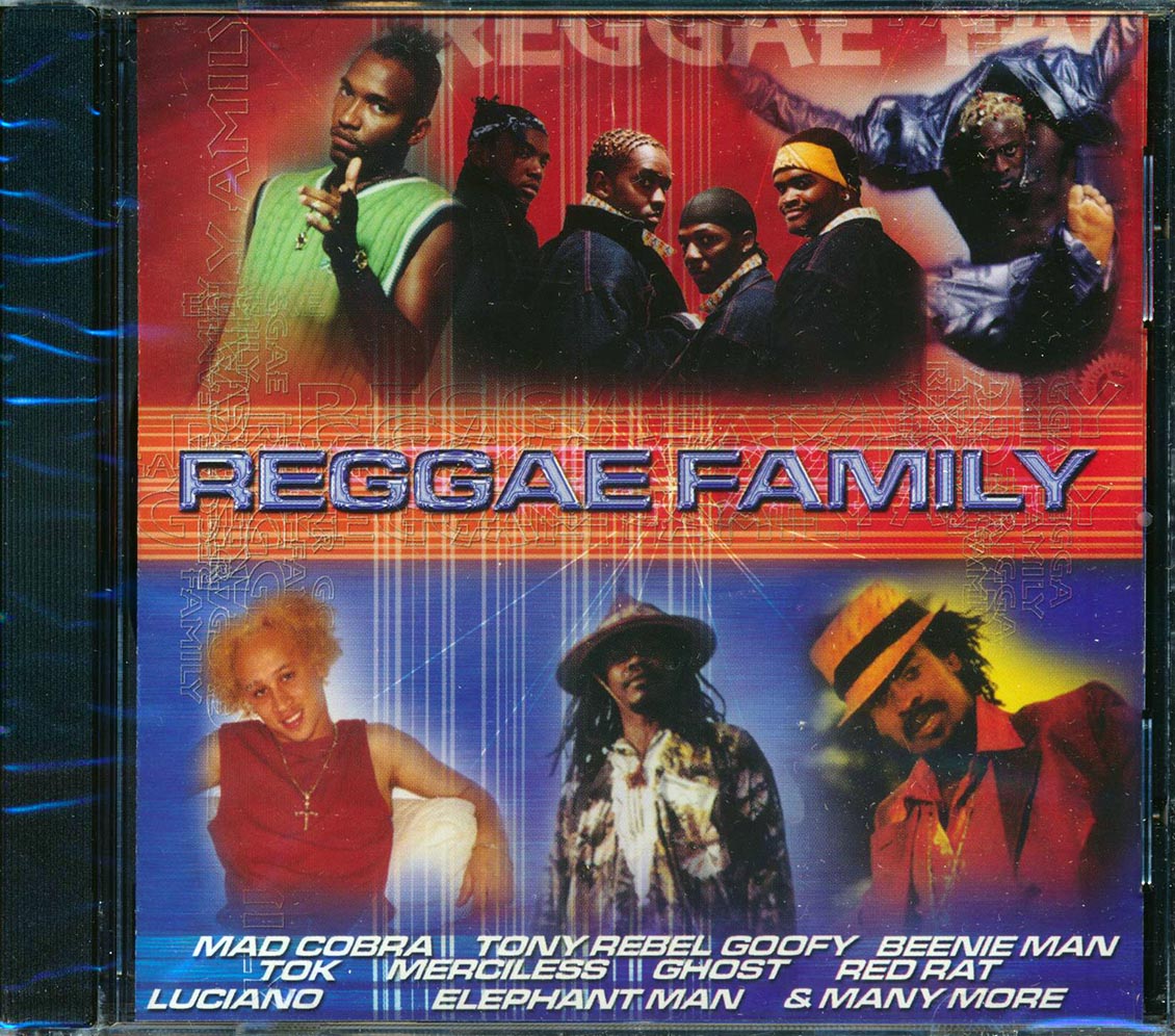 Tony Rebel, Luciano, Beenie Man, Etc. - Reggae Family (25 tracks) Music CD