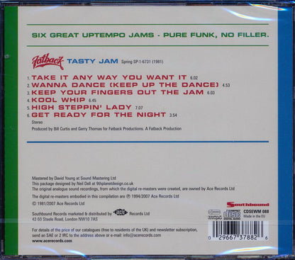 Fatback - Tasty Jam Music CD