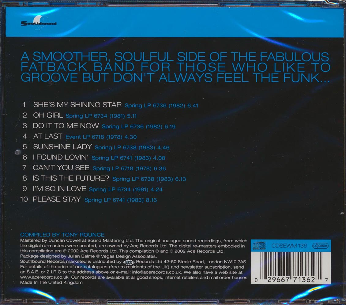 Fatback - Mellow Music CD