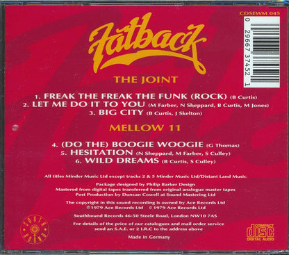 Fatback - Brite Lights, Big City Music CD