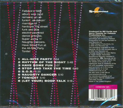 Fatback - Tonite's An All Nite Party Music CD