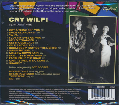 Howlin Wilf & The Vee Jays - Cry Wilf Music CD