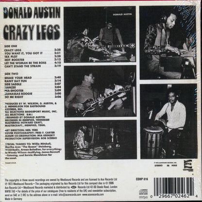 Donald Auston - Crazy Legs Music CD