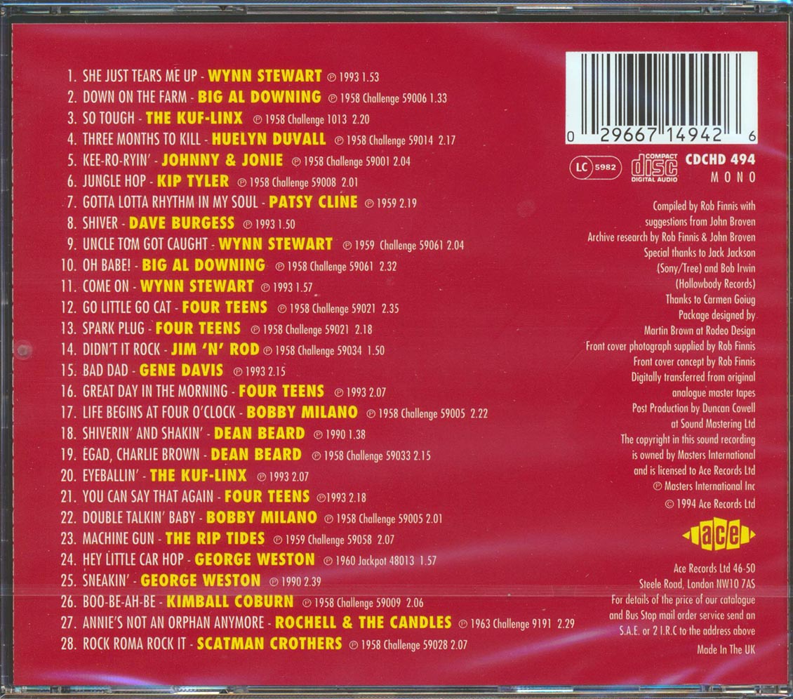 Various - More Hollywood Rock N Roll (28 tracks) Music CD