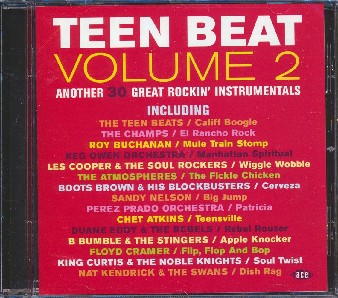 Various - Teen Beat Volume 2: Another 30 Great Rockin Instrumentals (30 tracks) Music CD