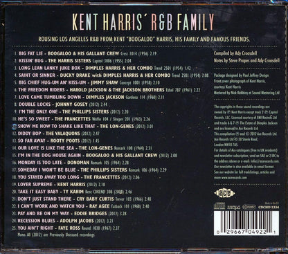 Various - Kent Harris' R & B Family (25 tracks) Music CD