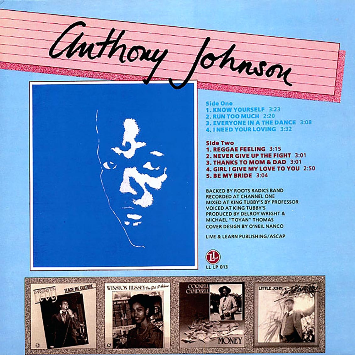 Anthony Johnson - Reggae Feeling Vinyl Record