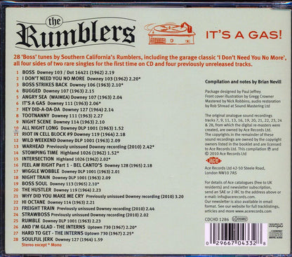 The Rumblers - It's A Gas (28 tracks) Music CD