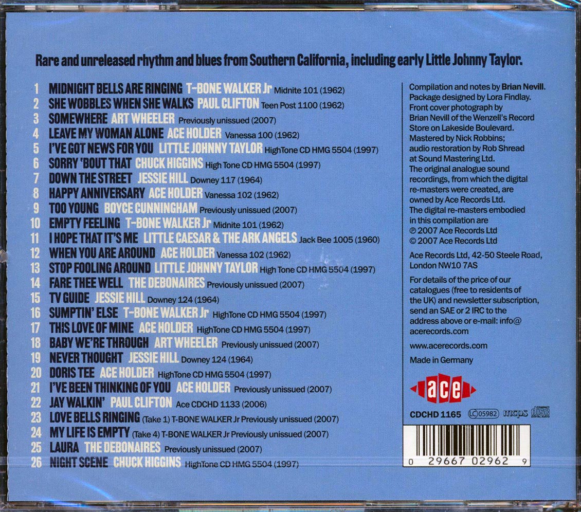 Various - R & B On Lakewood Boulevard (26 tracks) Music CD