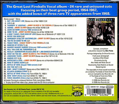The Fireballs - Firebeat: The Great Lost Vocal Album (27 tracks) Music CD