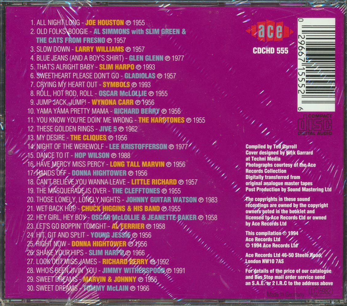 Various - Teenage Rock N Roll Party (30 tracks) Music CD