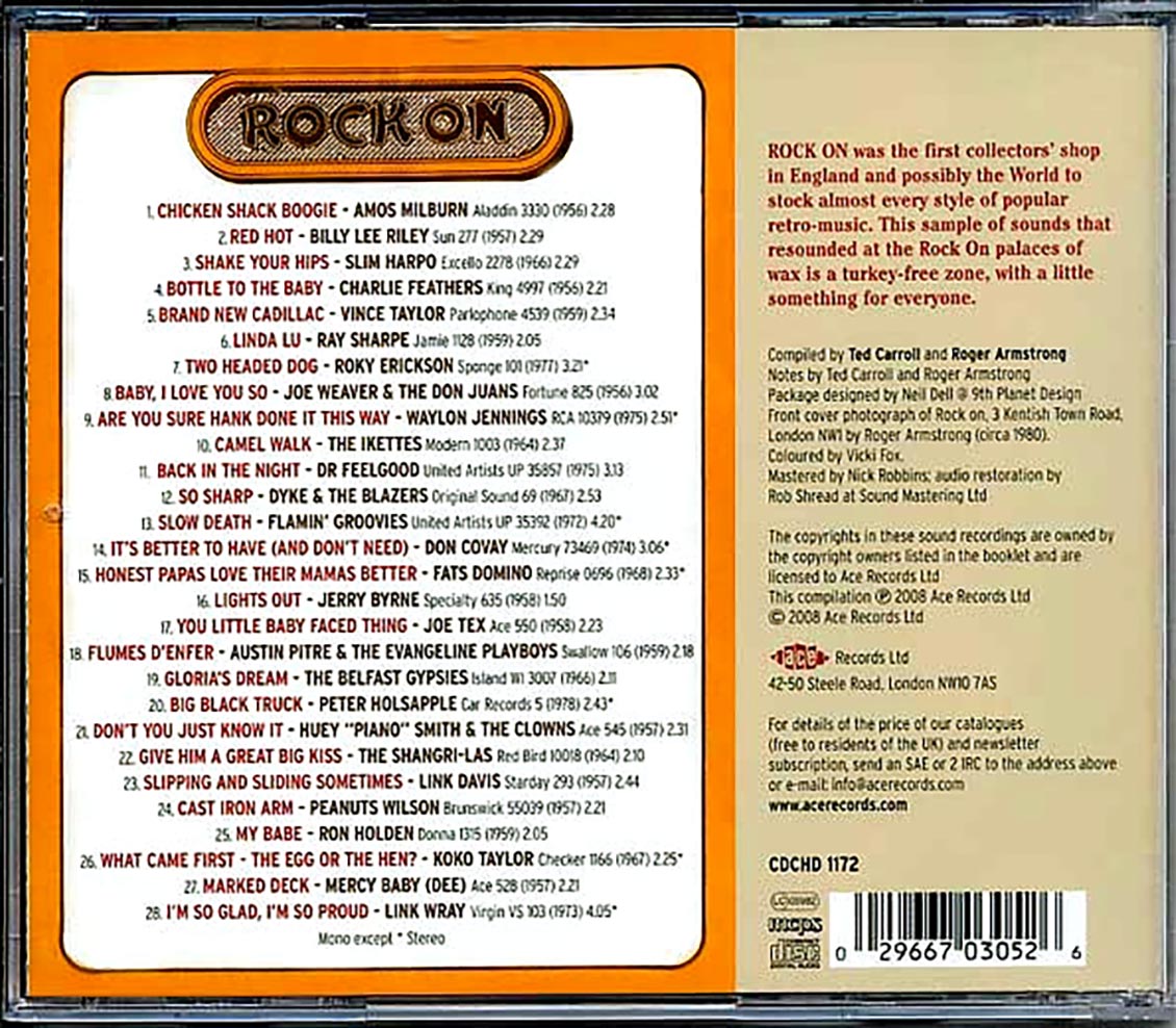 Various - Rock On (28 tracks) Music CD