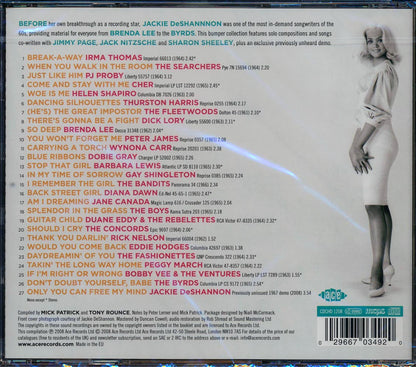 Various - Break A Way: The Songs Of Jackie DeShannon 1961-1967 (27 tracks) Music CD