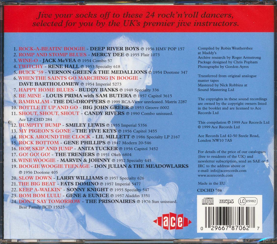 Various - Jiving Jamboree 2: Good Time R & B And Rock N Roll (24 tracks) Music CD