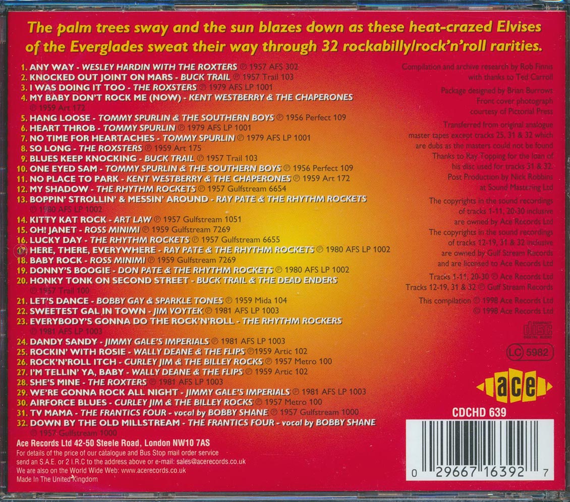 Various - Miami Rockabilly (32 tracks) Music CD