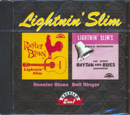 Lightnin' Slim - Rooster Blues + Lightnin Slim's Bell Ringer (24 tracks) Music CD