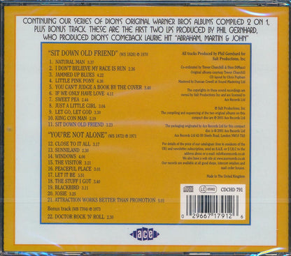 Dion - Sit Down Old Friend + You're Not Alone (22 tracks) Music CD