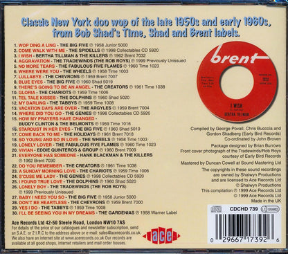 Various - Wop Ding A Ling: Classic New York Doop Wop From Time, Brent & Shad (30 tracks) Music CD