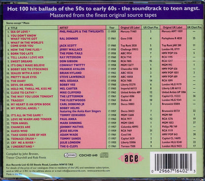 Various - Teenage Crush (28 tracks) Music CD