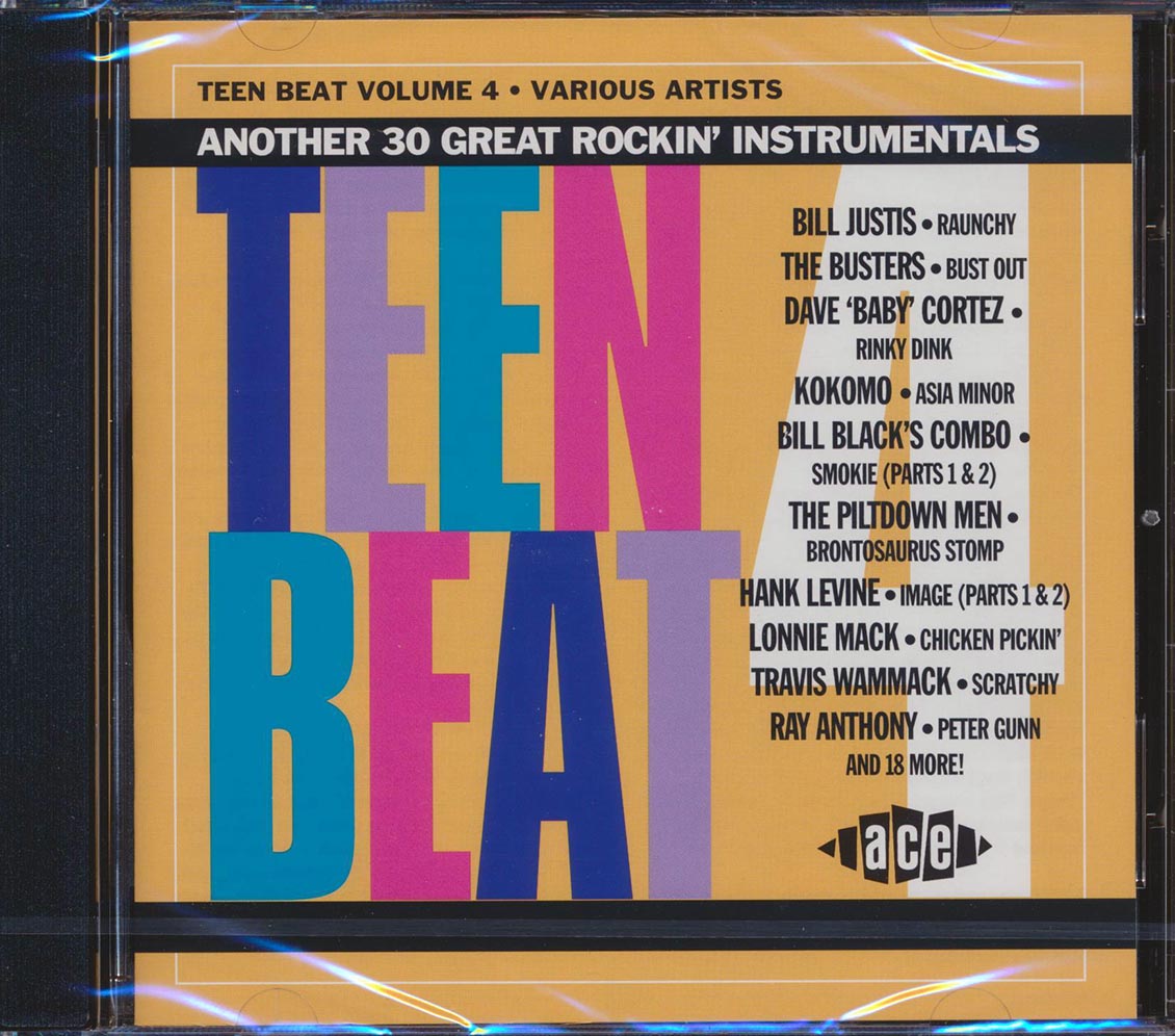 Various - Teen Beat Volume 4: Another 30 Great Rockin Instrumentals (30 tracks) Music CD