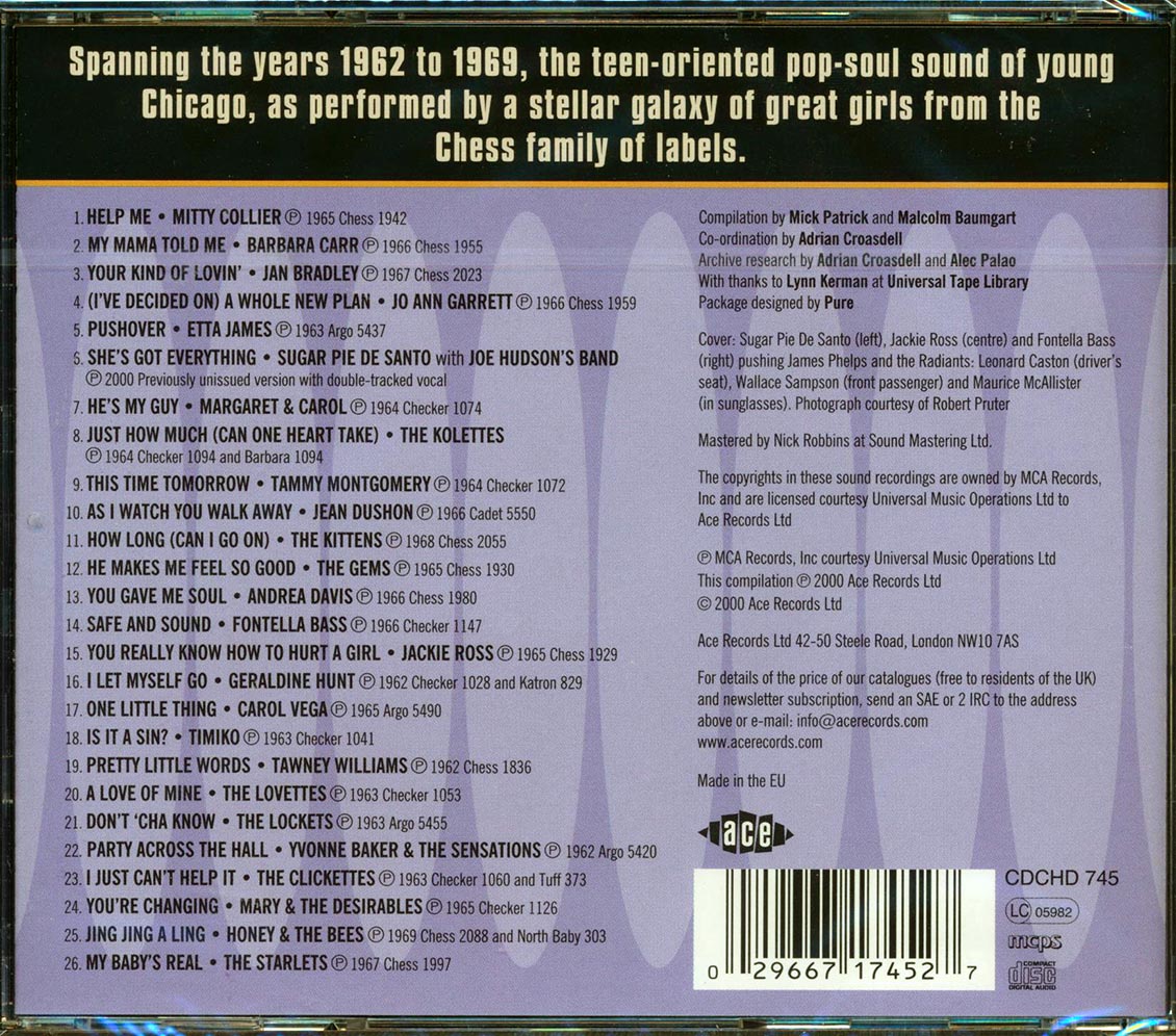 Various - Where The Girls Are Volume 3 (26 tracks) Music CD