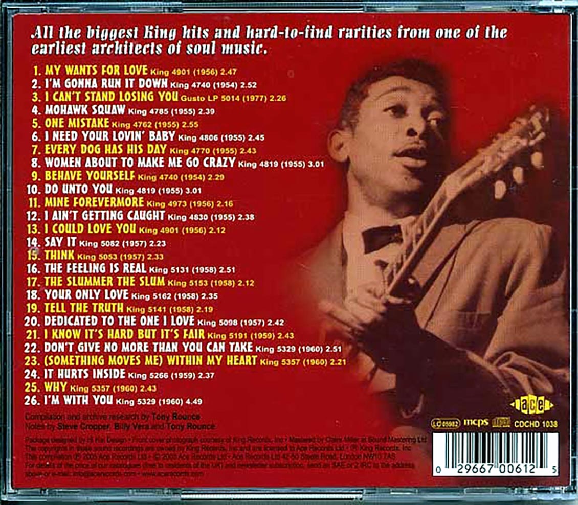The 5 Royales - It's Hard But It's Fair: The King Hits And Rarities (26 tracks) Music CD