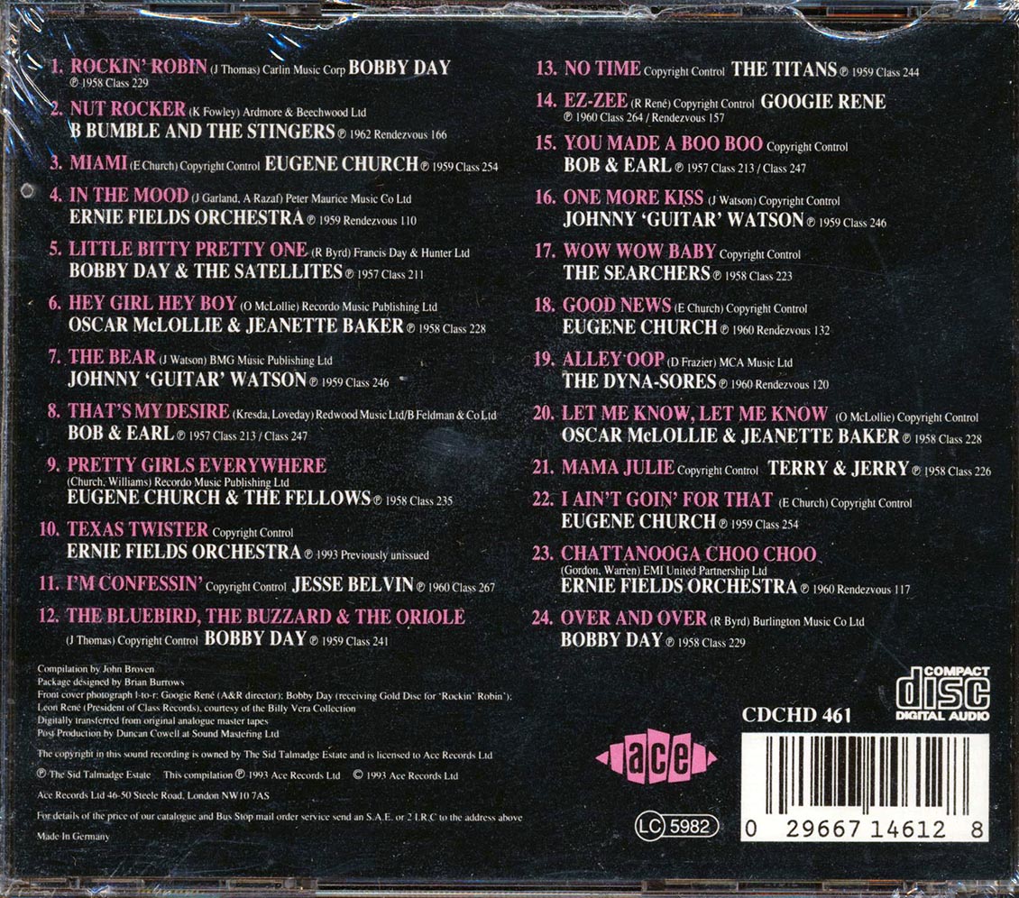 Various - The Class & Rendezvous Story (24 tracks) Music CD