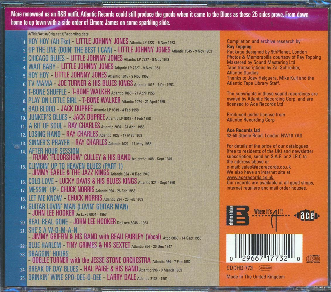 Various - Messing With The Blues (25 tracks) Music CD