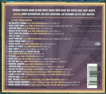 Al Cake Wichard Sextette - Cake Walkin: The Modern Recordings 1947-1948 (24 tracks) Music CD