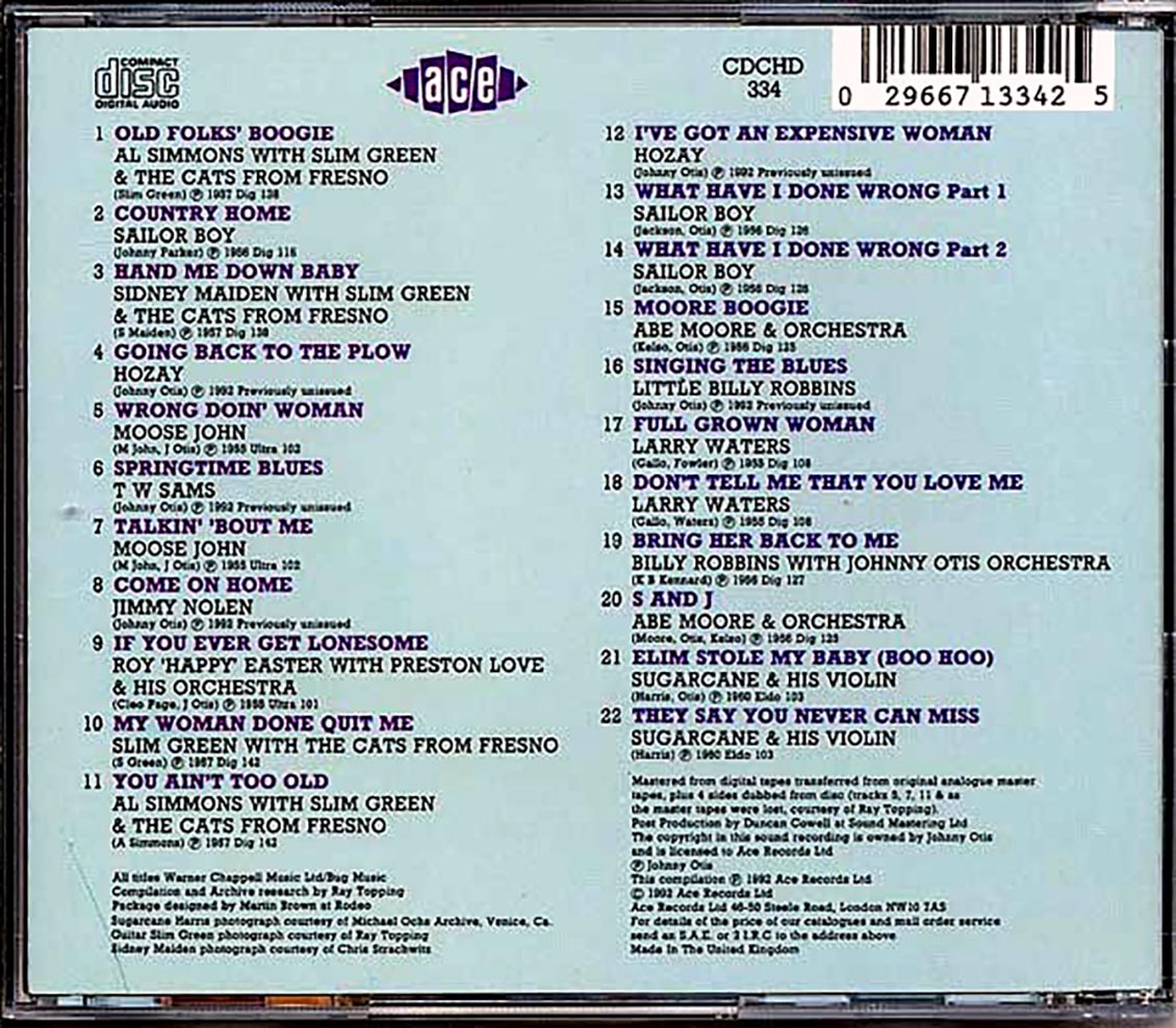 Various - Dig These Blues: The Legendary Dig Masters (22 tracks) Music CD