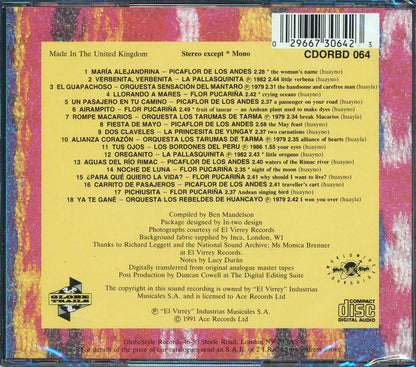 Various - Huaynos & Huaylas: The Real Music Of Peru Music CD