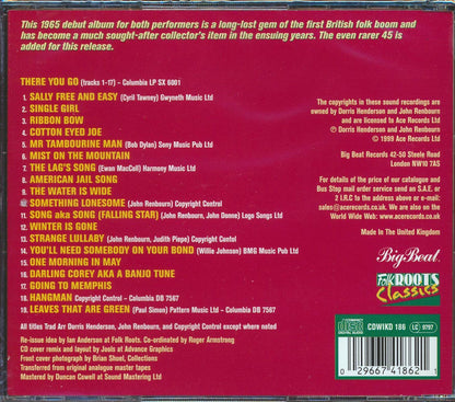 Dorris Henderson & John Renbourn - There You Go Music CD