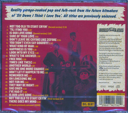 The Mojo Men - Not Too Old To Start Cryin: The Lost 1966 Masters (24 tracks) Music CD