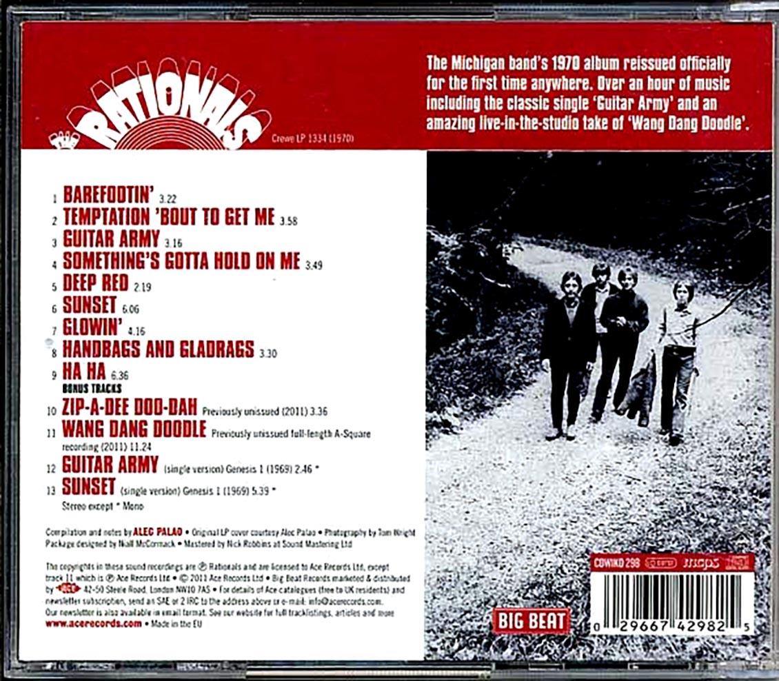 The Rationals - The Rationals Music CD
