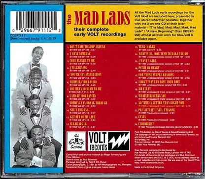 The Mad Lads - Their Complete Early Volt Recordings (24 tracks) Music CD