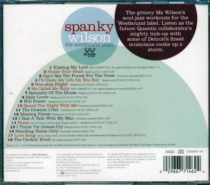 Spanky Wilson - The Westbound Years Music CD