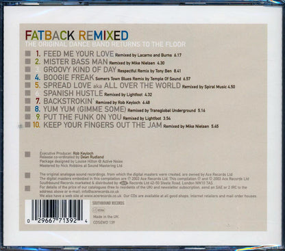 Fatback - Remixed Music CD