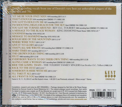 OC Tolbert - Black Diamond: Dave Hamilton's Detroit Masters (22 tracks) Music CD