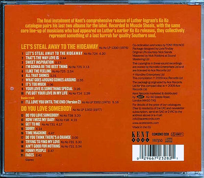 Luther Ingram - Let's Steal Away To The Hideaway + Do You Love Somebody (21 tracks) Music CD